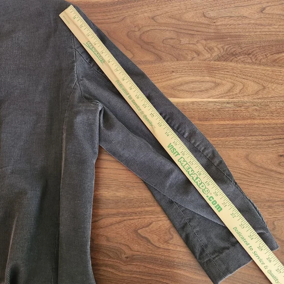 Eddie Bauer Men Corduroy Gray 3 Button Single Vent Fully Lined Sport Coat Size L - Picture 9 of 10